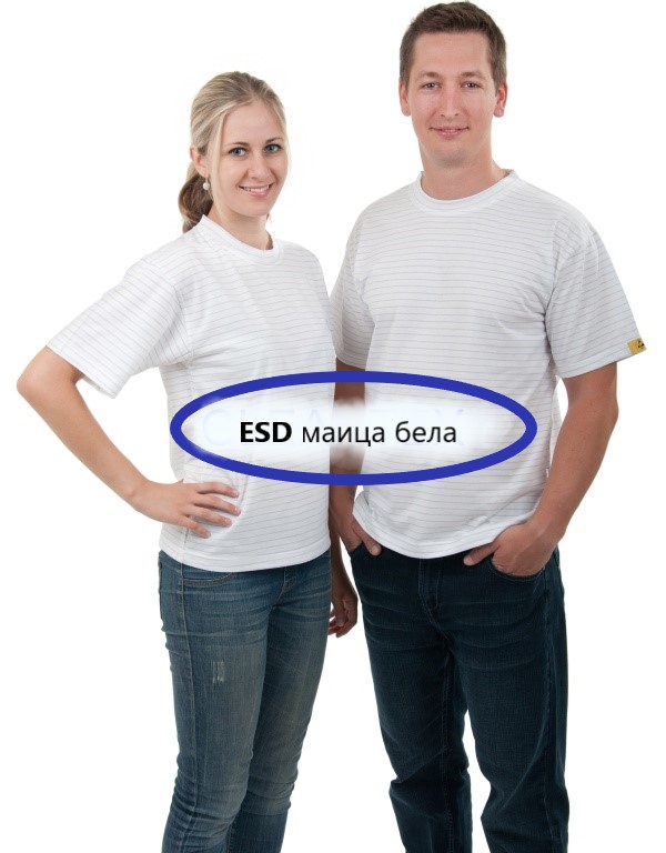 ESD маица бела 1