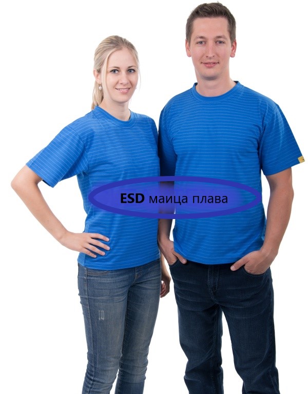 ESD маица плава