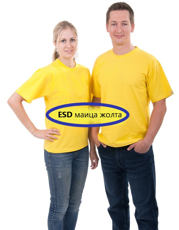 ESD маица жолта